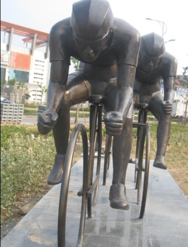 小区古铜青铜雕塑-广博丽园工程