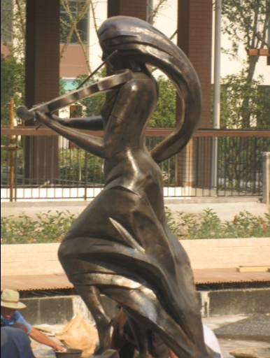公园铜雕塑